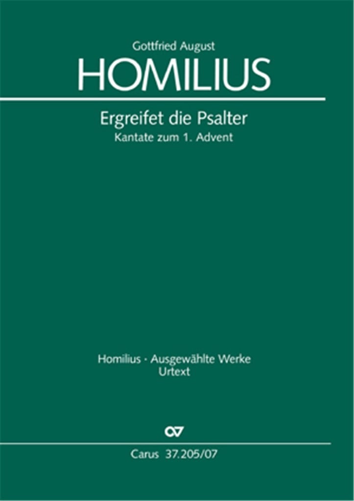 Ergreifet die Psalter, ihr christlichen Chöre